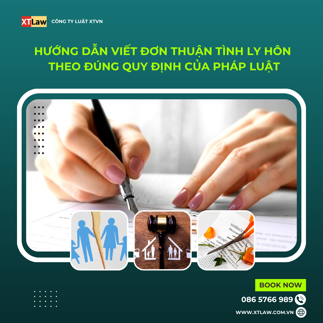 Hướng dẫn viết đơn thuận tình ly hôn  theo đúng quy định của pháp luật