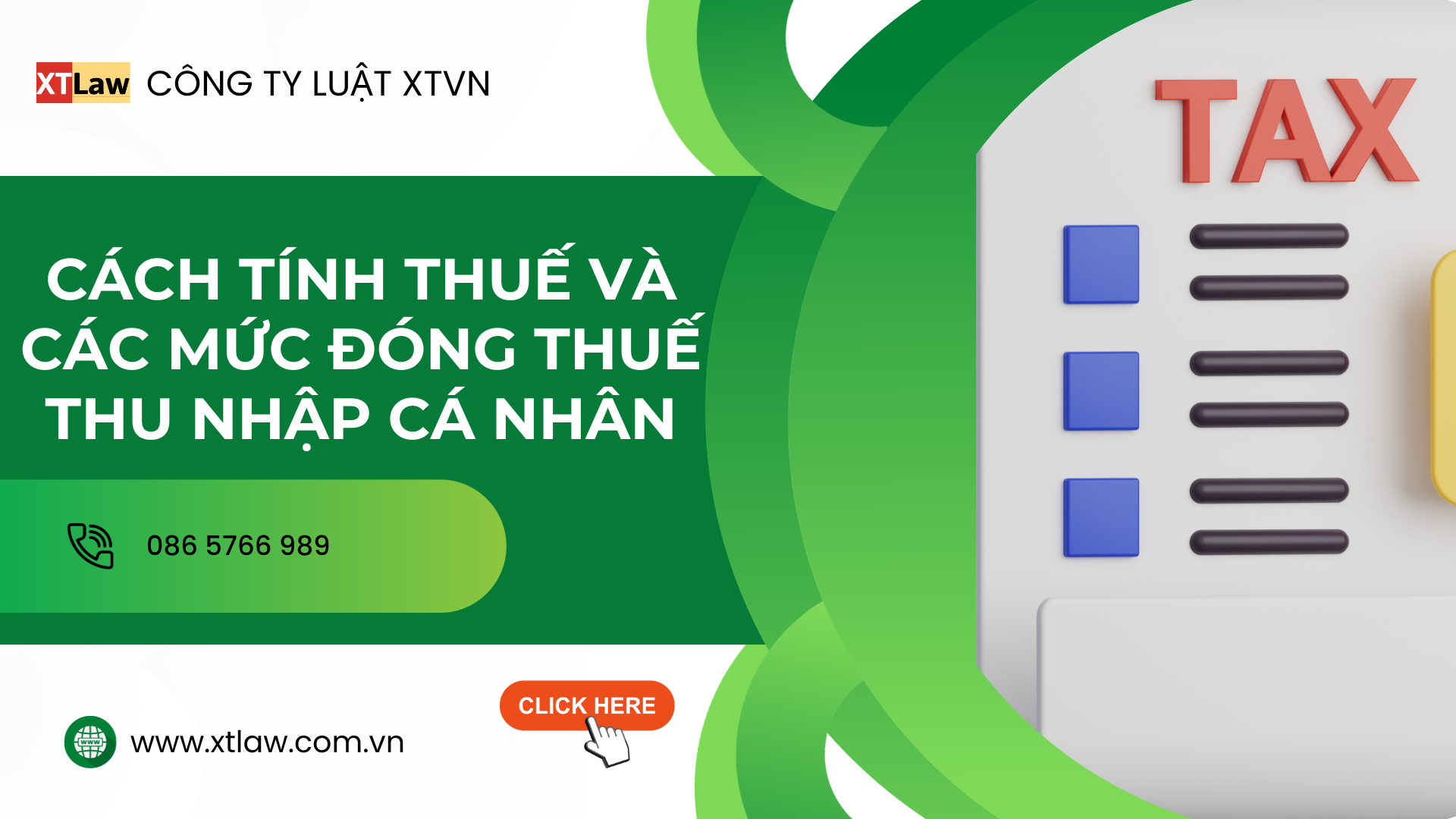 Cách tính thuế và các mức đóng thuế thu nhập cá nhân