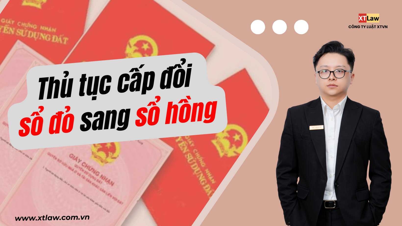 Thủ tục cấp đổi sổ đỏ sang sổ hồng