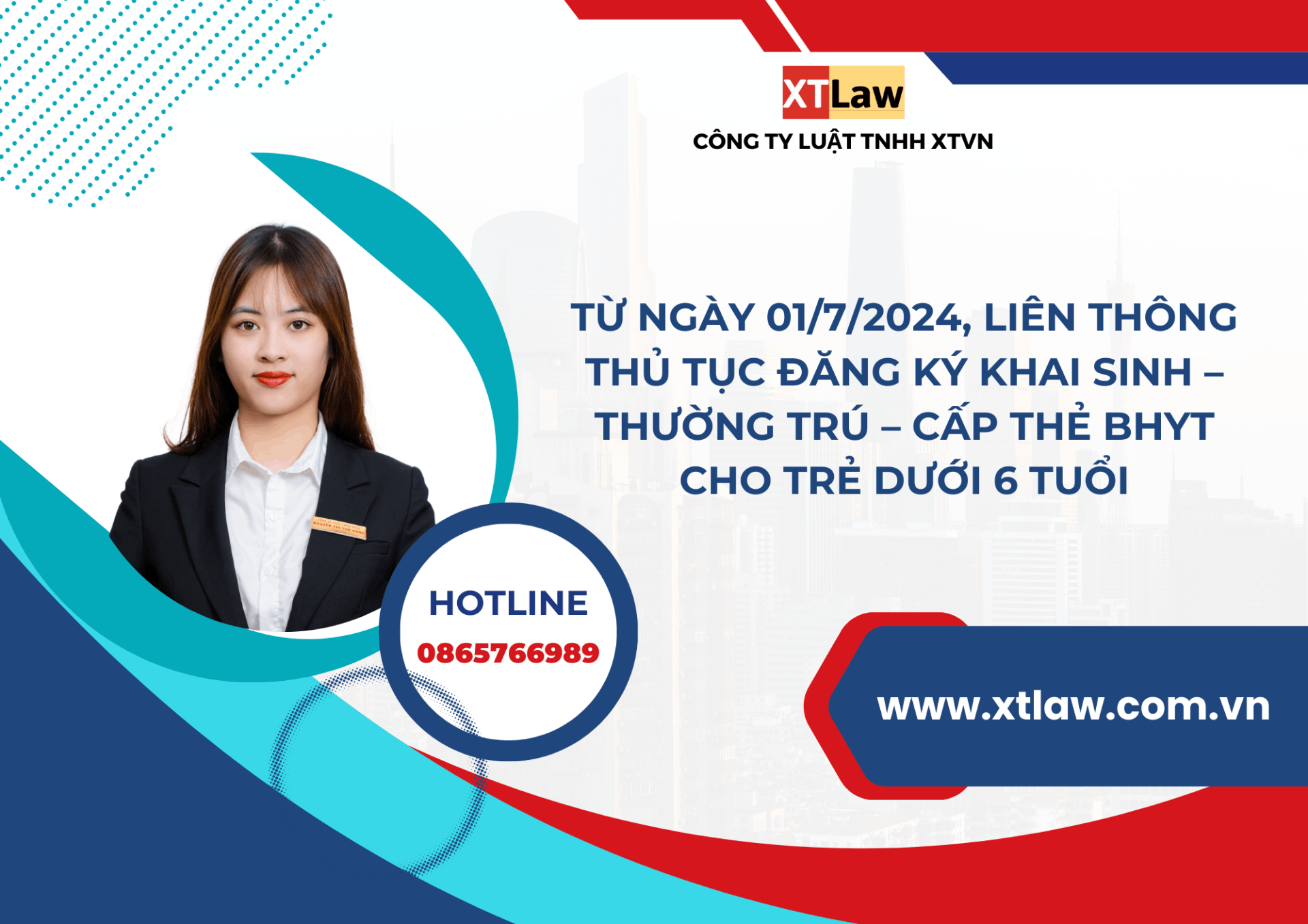 Từ ngày 01/7/2024, liên thông thủ tục đăng ký khai sinh – thường trú – cấp thẻ bhyt cho trẻ dưới 6 tuổi