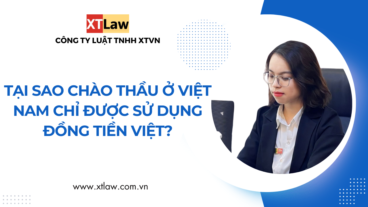 Tại sao chào thầu ở Việt Nam chỉ được sử dụng đồng tiền Việt?