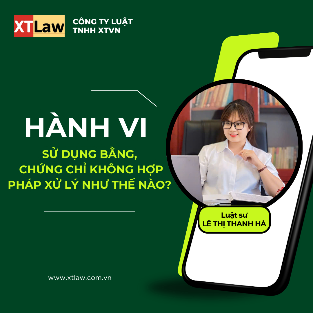 Hành vi sử dụng bằng, chứng chỉ không hợp pháp xử lý như thế nào?