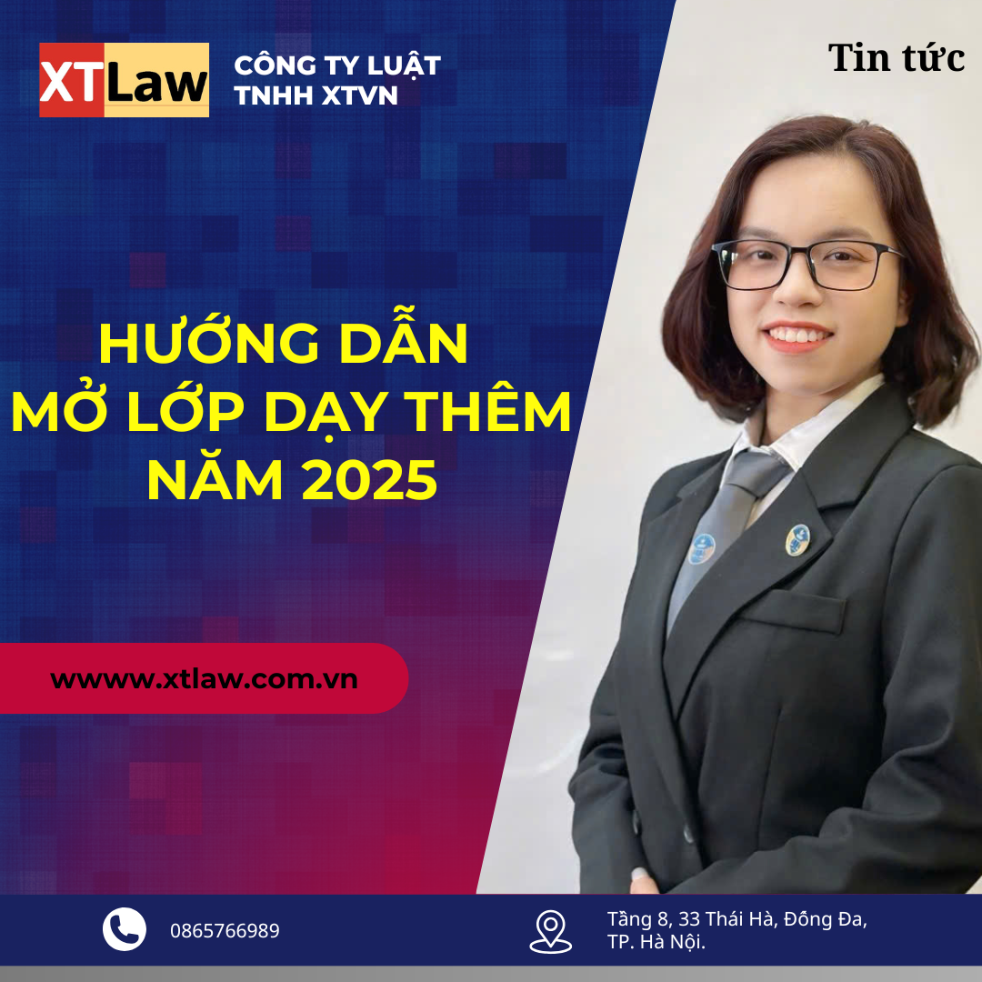 Hướng dẫn mở lớp dạy thêm năm 2025