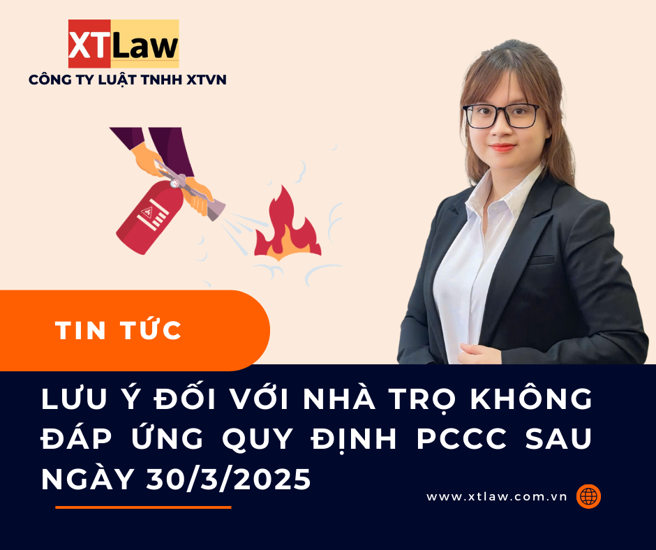 Lưu ý đối với nhà trọ không đáp ứng quy định pccc sau ngày 30/3/2025