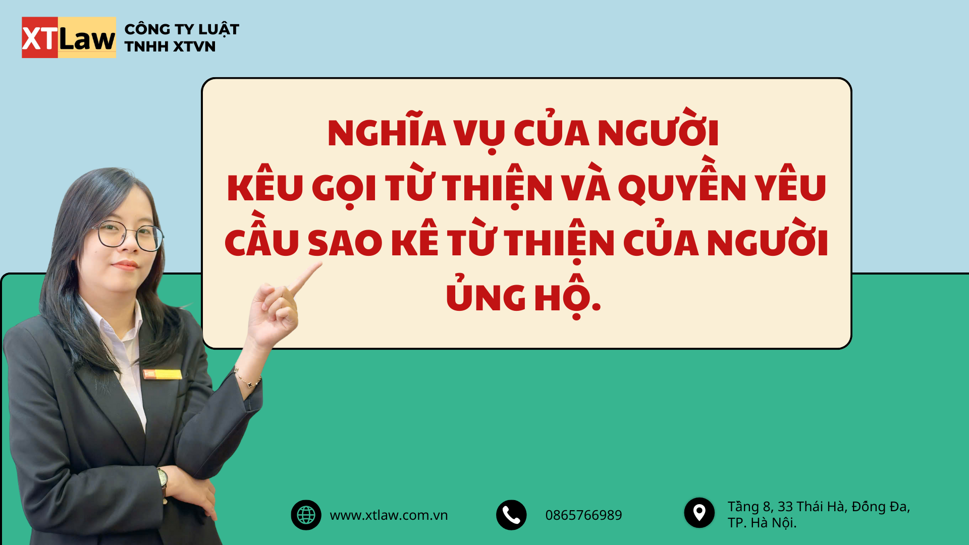 Nghĩa vụ của người kêu gọi từ thiện và Quyền yêu cầu sao kê từ thiện của người ủng hộ.