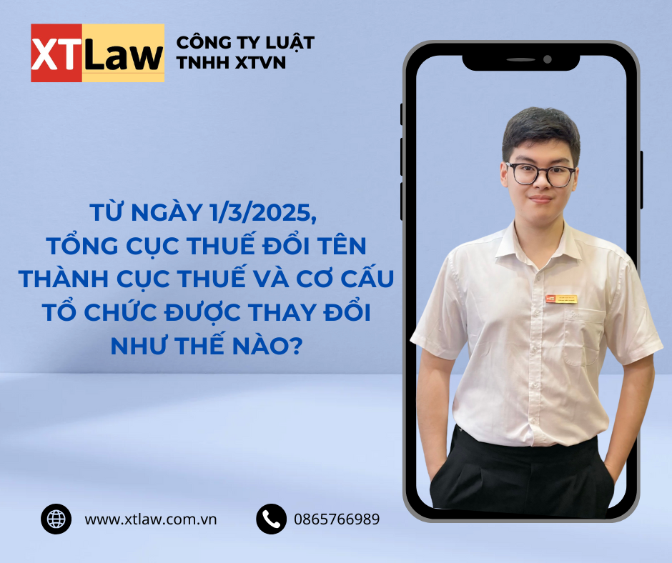 Từ ngày 1/3/2025, Tổng cục Thuế đổi tên thành Cục thuế và cơ cấu tổ chức được thay đổi như thế nào?