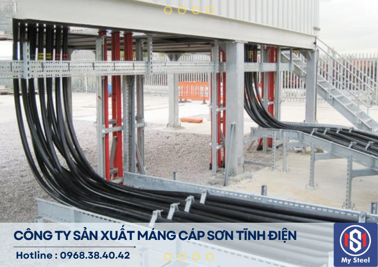 Báo Giá Nối máng Cáp Sơn Tĩnh Điện 60x50 dày 1.2ly có nắp 2.5m