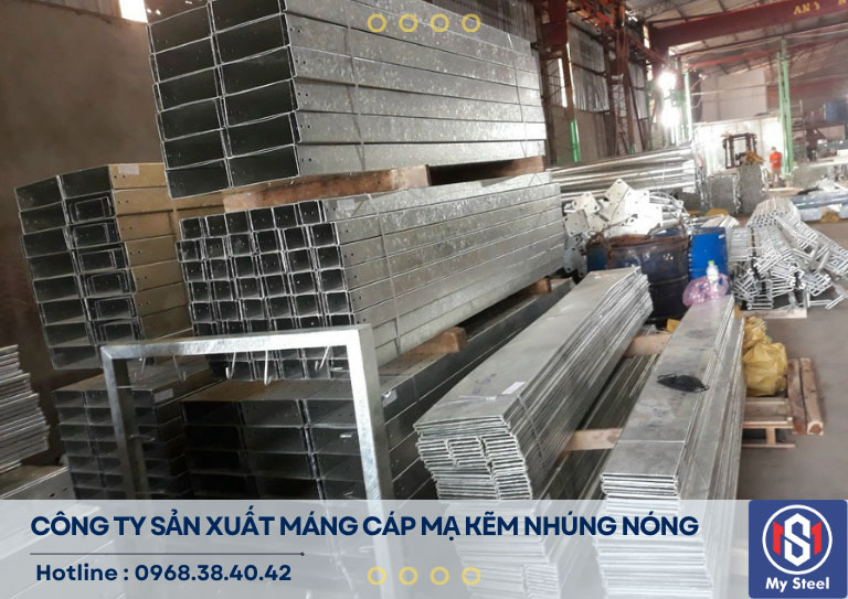 Sản xuất máng cáp điện mạ kẽm