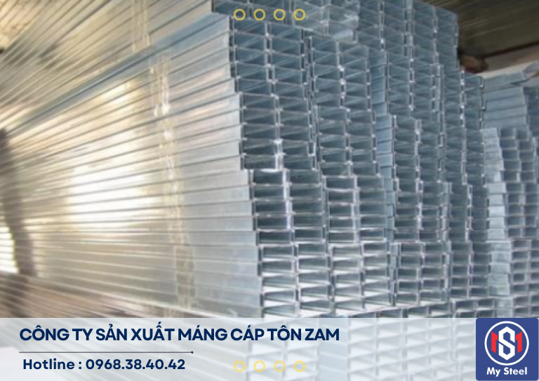 Ứng dụng máng cáp tôn zam