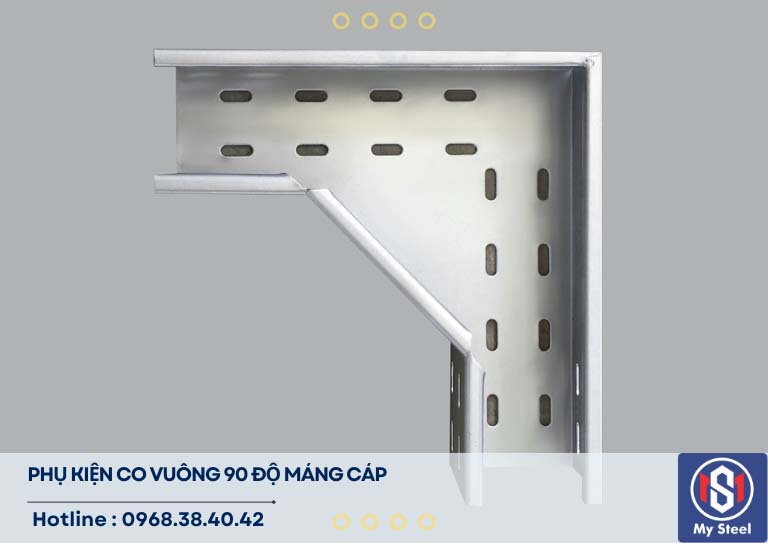  Co Vuông 90 Độ Máng Cáp