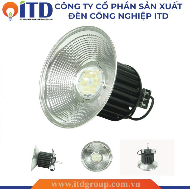 Đèn xưởng dạng trụ lõi đồng vỏ đen 240W